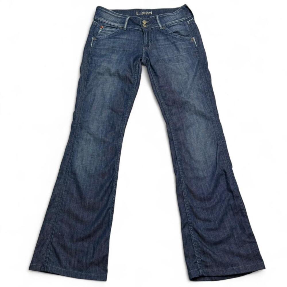 Hudson Low Rise Flare High Quaility 2000s Jeans Super Cute Back Pockets Size 26